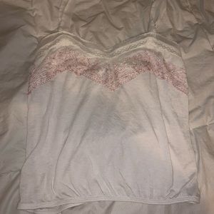 American Eagle white tank top